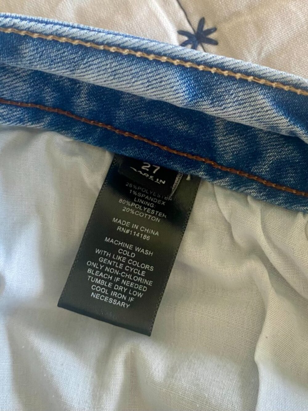 Frye Baggy Cropped Jeans | Size 27 | Light-Medium Wash - Picture 2 of 4